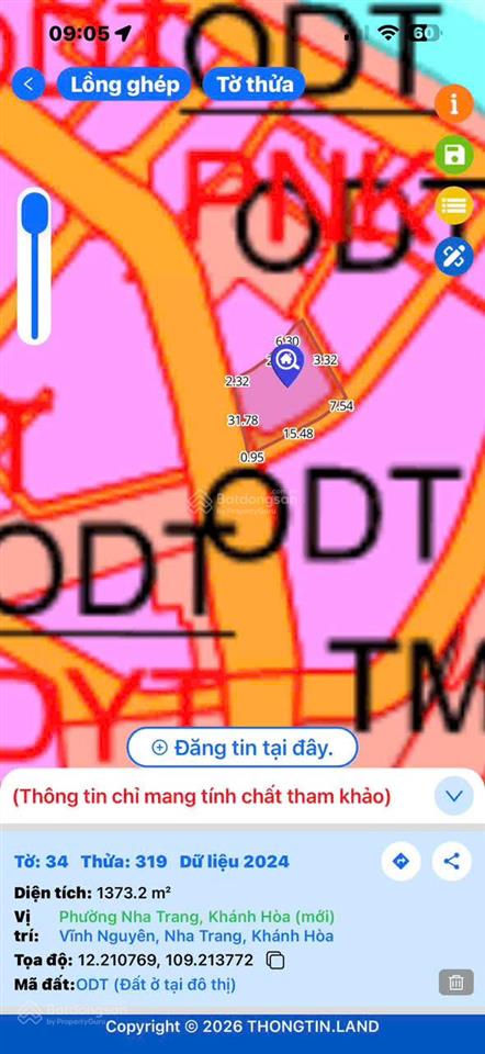 Bán đất 3 mặt thoáng, mặt tiền đường trần phú, nha trang, khánh hòa.