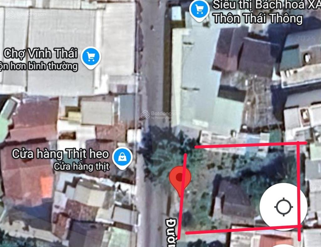 Đất ở + trồng cây lâu năm mặt tiền đường vĩnh thái