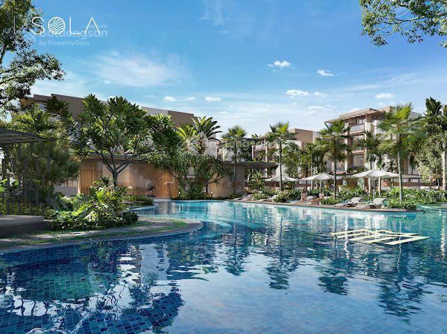 Bán đảo sola khu villa compound trong đại đô thị all  in  one 117,4ha tại the global city