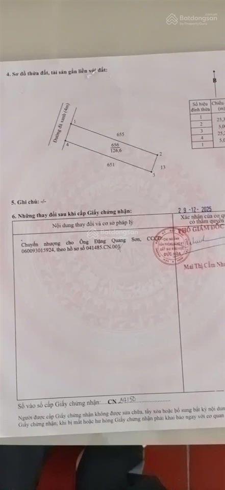 Đất thổ cư 125m2 gần kdc cát tường phú sinh, giáp hóc môn, giá chỉ 680 triệu