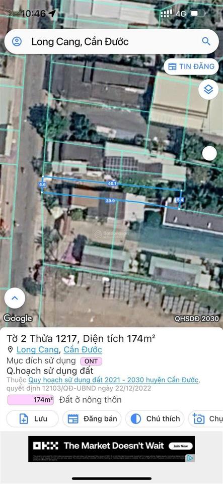 Mặt tiền kinh doanh đắc địa đt 830  sát trung tâm hành chính xã long cang  giá đầu tư cực đẹp