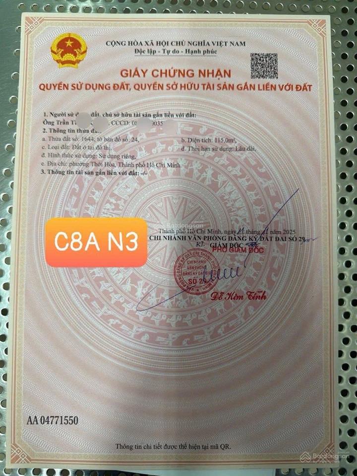 Cần bán nhà lầu đại học việt đức, nhà 3 phòng ngủ gần vành đai 4