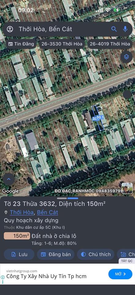 Cần bán 5c51 đường n1, ngay cổng đại học việt đức chỉ 1 tỷ 900 triệu