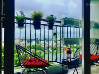 Cho thuê căn hộ full nội thất căn góc thoáng mát dt 82m2 (2pn, 2wc) view thoáng mát full nội thất