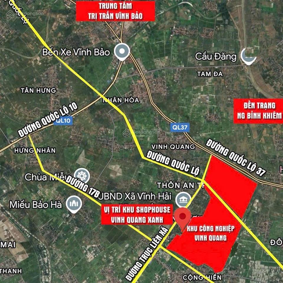 (hiếm) bán đất 71m ngay sát kcn vinh quang vị trí đẹp giá cắt lỗ chỉ 960 triệu