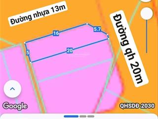 Bán nhanh lô góc 2 mặt tiền đường nhựa dụ án la 1 nhánh đường 26m, tam long, hcm