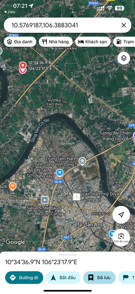 Chính chủ cần bán rẻ lô đất 5*28 full thổ cư tại thủ thừa, long an cách tp tân an chỉ khoảng 3.5km