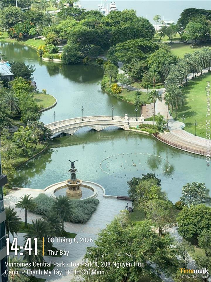 Chính chủ bán căn góc park 4 vinhomes central park 87m2 2pn 2wc