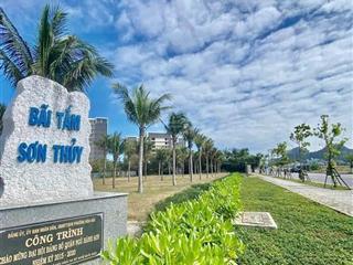 Bán đất biển minh mạng trục 2 làn lớn khu bãi tắm sơn thuỷ 125 m2 chính chủ