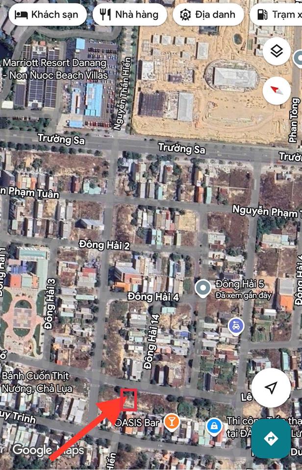Đất biển ngang 7m rộng đường lê như hổ sát nguyễn thần hiến, đông hải nắm chủ