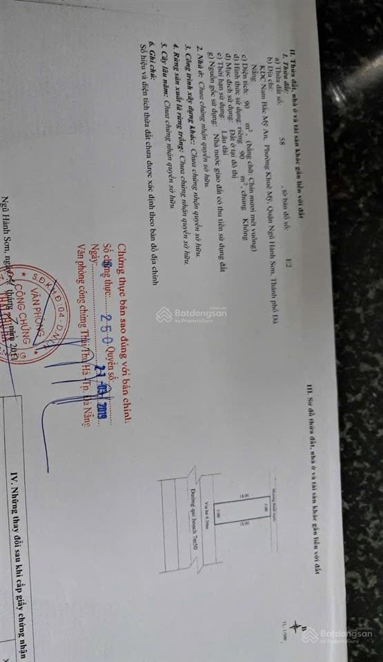 Bán đất tại nguyễn đình trân, 90m2, pháp lý đầy đủ, mặt tiền 5m, hướng nam