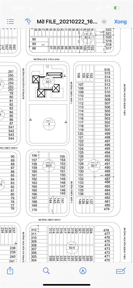 Bán đất tại thuỷ sơn 1, 117,5 m2, giá ưu đãi view công viên trực diện gần biển kẹp cống