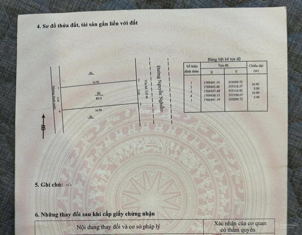 Bán đất đường nguyễn nghiễm, phường hòa hải, quận ngũ hành sơn, đà nẵng, 4,68 tỷ, 97m2