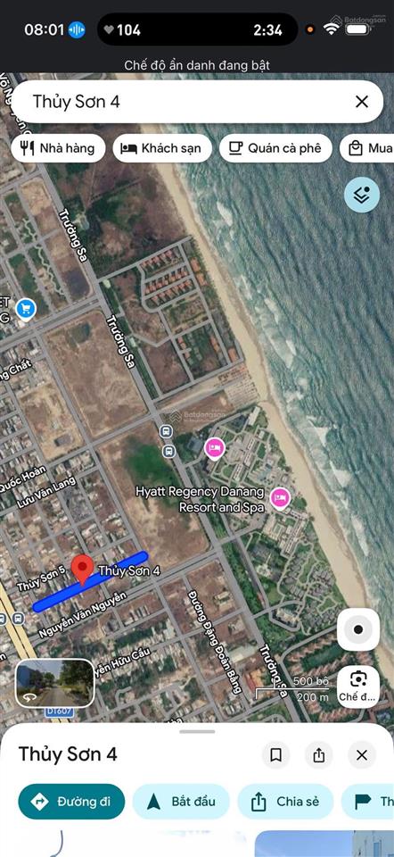 Bán đất tại thuỷ sơn 4, giá cực chất 6,x tỷ, 125m2, p hòa hải, q ngũ hành sơn