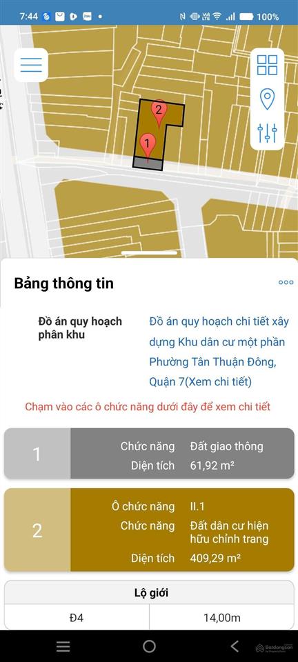Đất 13 x 26m đường võ thị nhờ. q7. cách cầu thủ thiêm 4 chỉ 500m.
