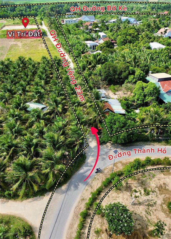 Đất thổ cư trung tâm diên khánh 75m ngang 5m đầy đủ tiện ích khu dân cư như hình ảnh