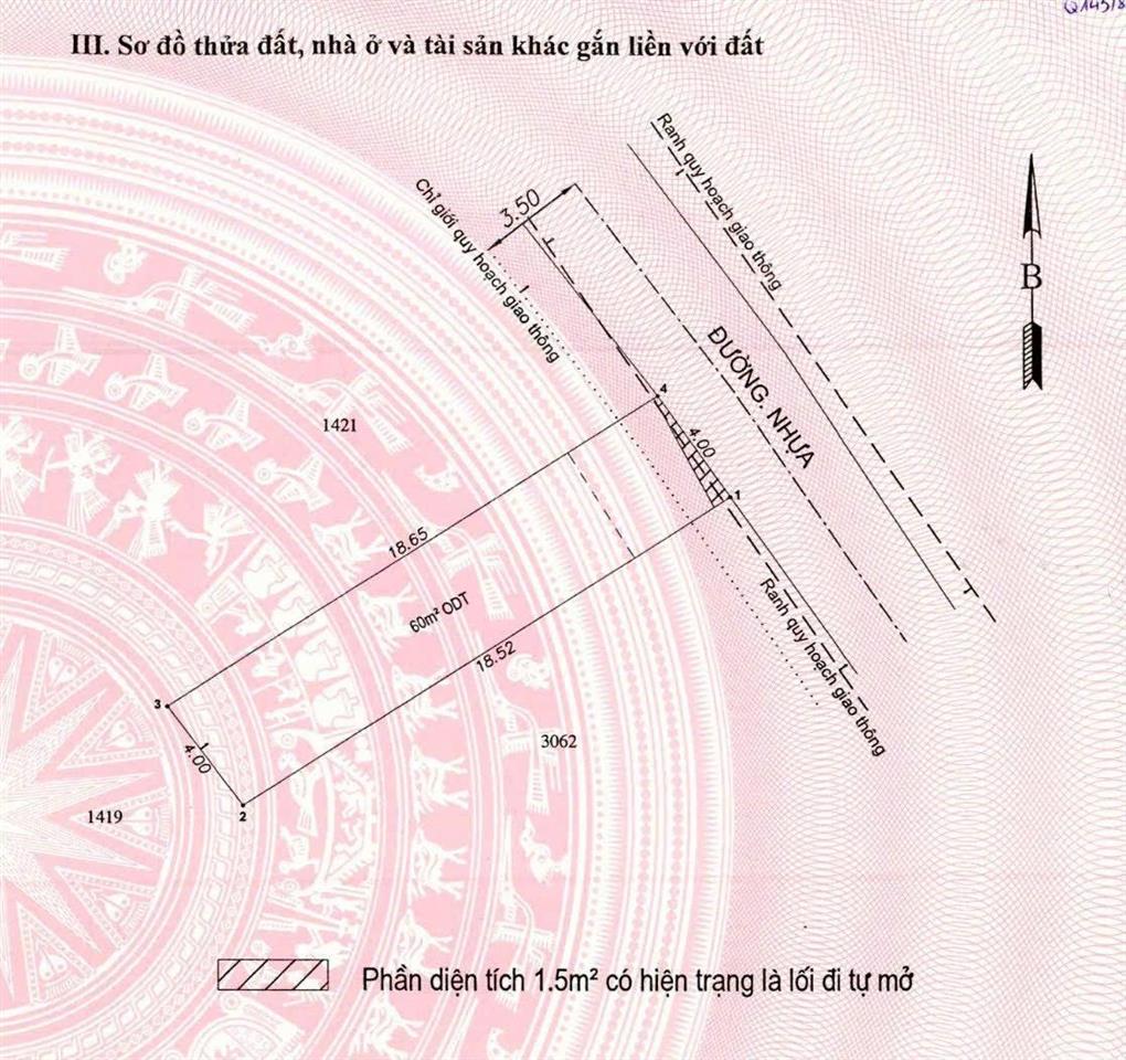 Chính chủ bán lô đất thổ cư 74m2 giá 4,7 tỷ đường võ thi sáu, đong hoà ,hcm mới