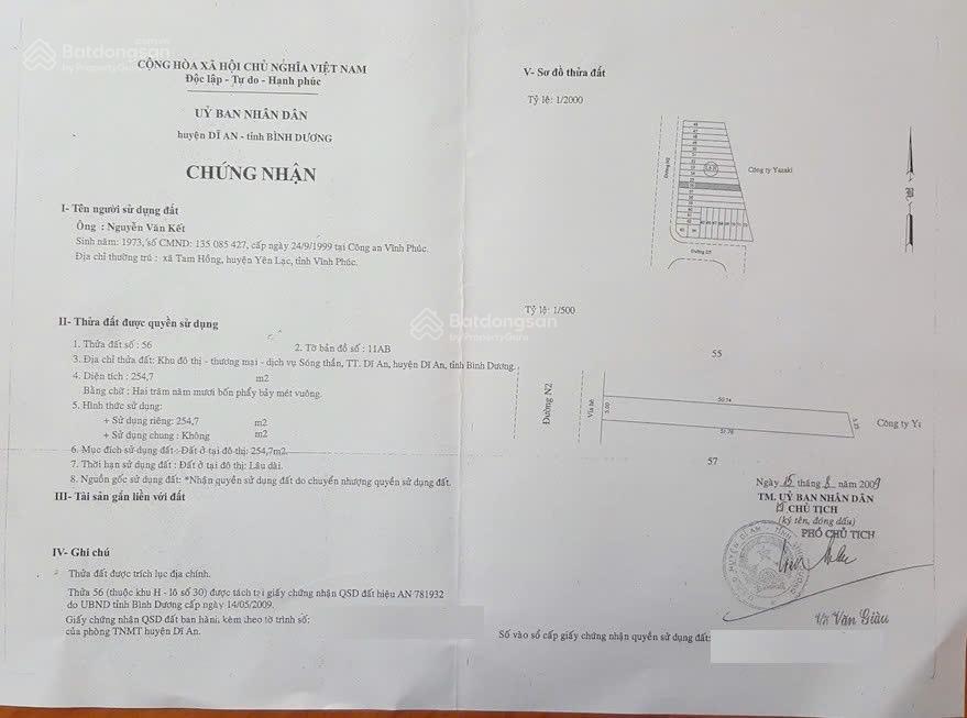 Chính chủ bán 4 lô đất liền kề mặt tiền đường chính