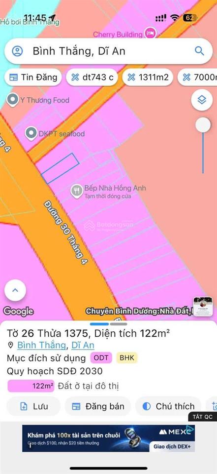 Chính chủ bán nhà lầu mặt tiền 30/4 làng đại học thủ đức 8,