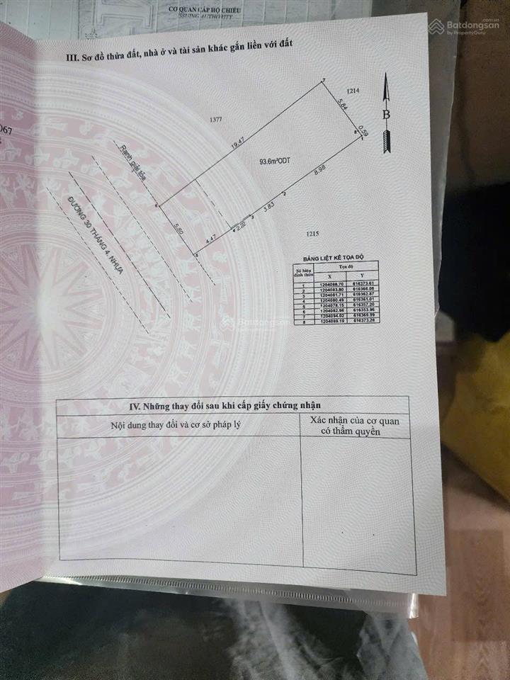 Chính chủ bán nhà lầu mặt tiền 30/4 làng đại học thủ đức 8,