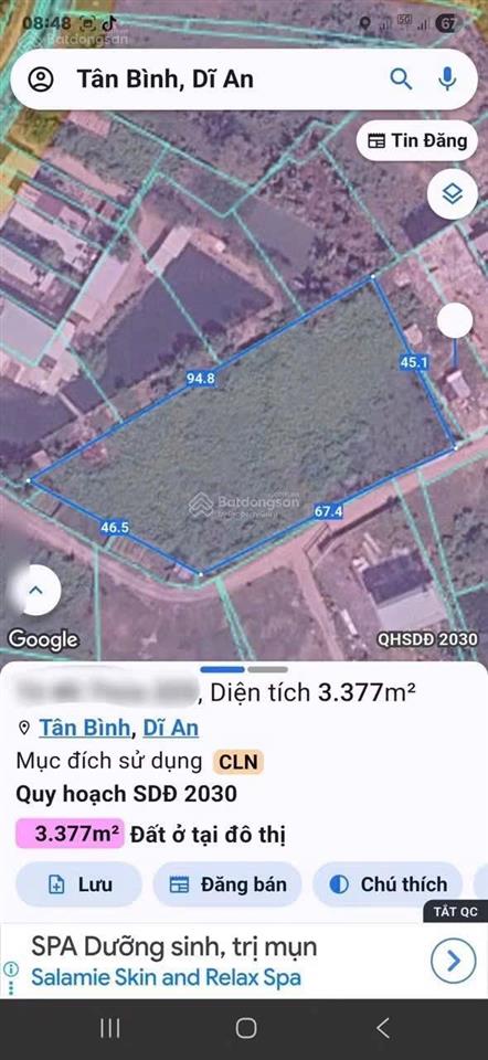 Chính chủ bán lô đất 2 mặt tiền 8 triệu/m2