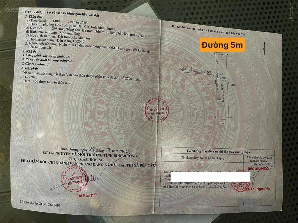 8x47m nở hậu 9m 100m2 thổ cư view suối dân đông xây nhà vườn hoặc trọ đầu tư giáp vsip2