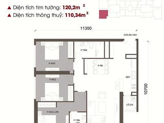Vinhomes liễu giai căn góc 120m² view 4 hồ tại m3