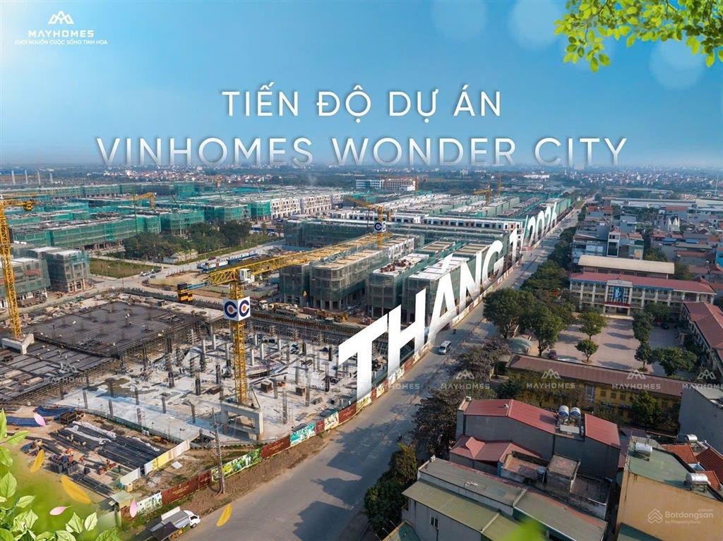 Tiến độ thực tế vinhomes wonder city đan phượng  tháng 1/2026 nhanh chóng chính xác  khẩn trương
