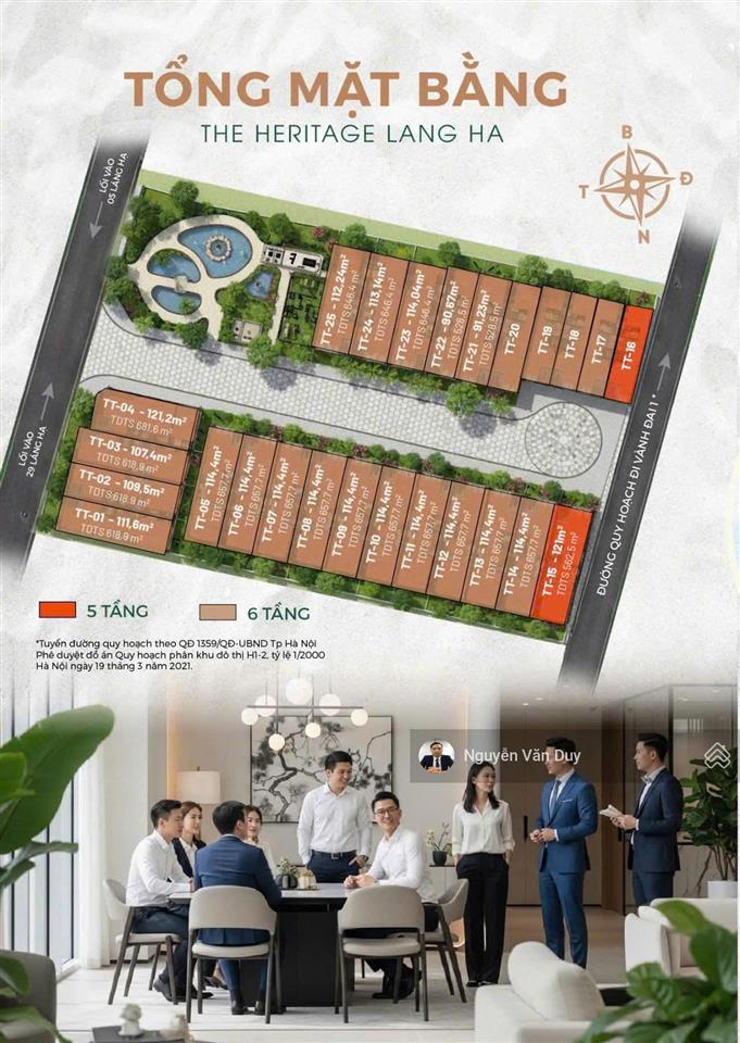 Heritage láng hạ bất động sản lõi giữa trung tâm ba đình