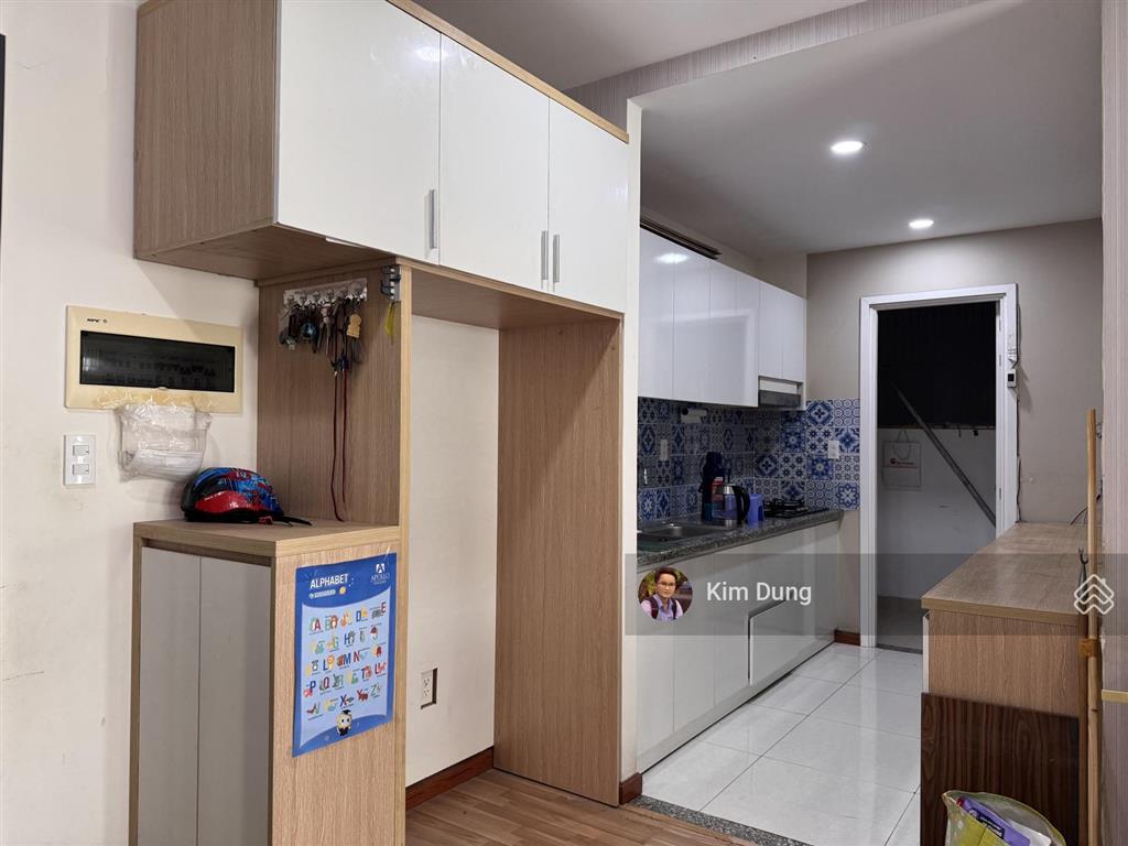 Cho thuê căn hộ diamond riverside 2pn nội thất cơ bản 9.5tr/tháng