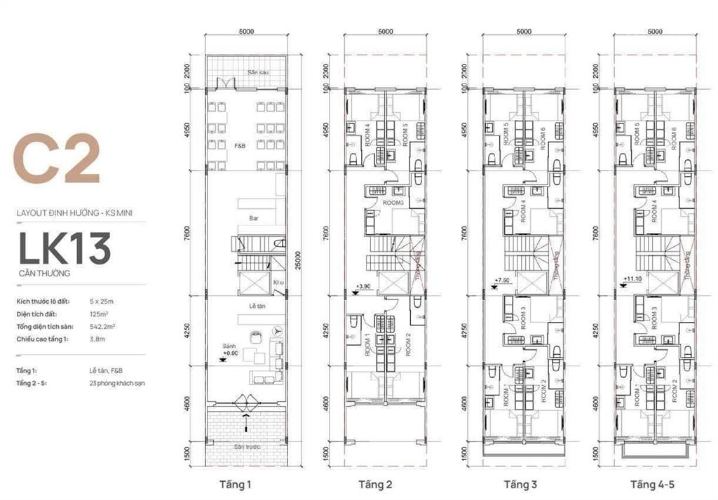 Chỉ 4,646 tỷ sở hữu căn shophouse 5 tầng, 23 phòng mt trần phú, sổ hồng riêng, sầm uất kinh doanh