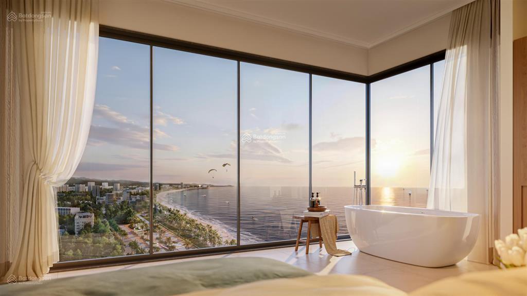 Căn hộ du lịch 1pn view biển tuy hòa, dt 57,5m2, nằm trong tổ hợp nghỉ dưỡng do accor vận hành