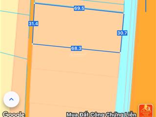 Đất mặt tiền bò cạp vàng 3411m2 ngang 50m ngay nút giao cao tốc & vành đai 3, 7tr/m2