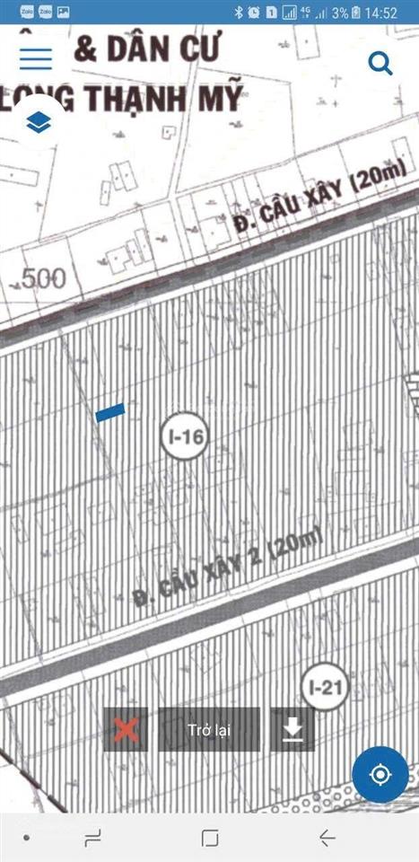 Bán đất 74m2, 4,5 tỷ tại đường 100a,cầu xây, tân phú, quận 9