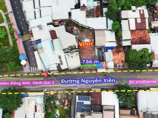 267m2 ngang 7.66m, mặt tiền kinh doanh đa ngành nghề nguyễn xiển, long bình, quận 9(tp. thủ đức)