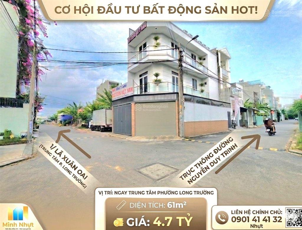 Ngộp bank cần bán lô đất 1/lã xuân oai dự án samsung town, p. long trường, quận 9, dt 64m2