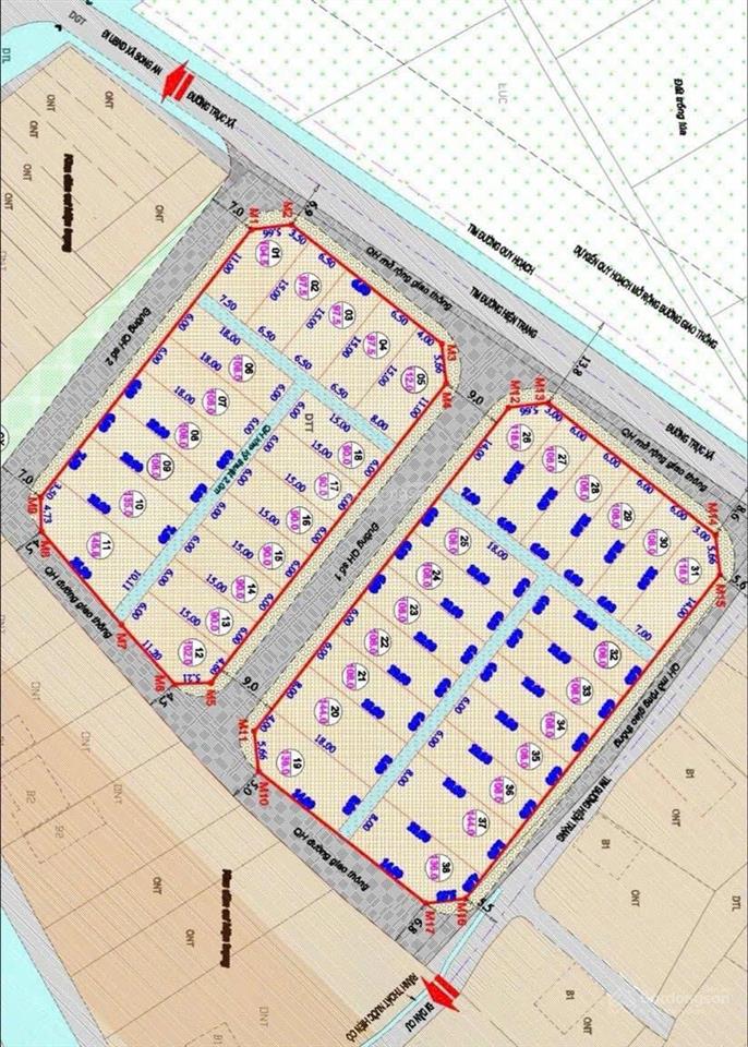 Bán đất đấu giá song an dt 108m2, giá 1,9 tỷ