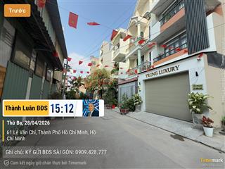 Bán nhà 4 tầng đường lê văn chí  thủ đức | nhà đẹp hoàn công đầy đủ | giá tốt
