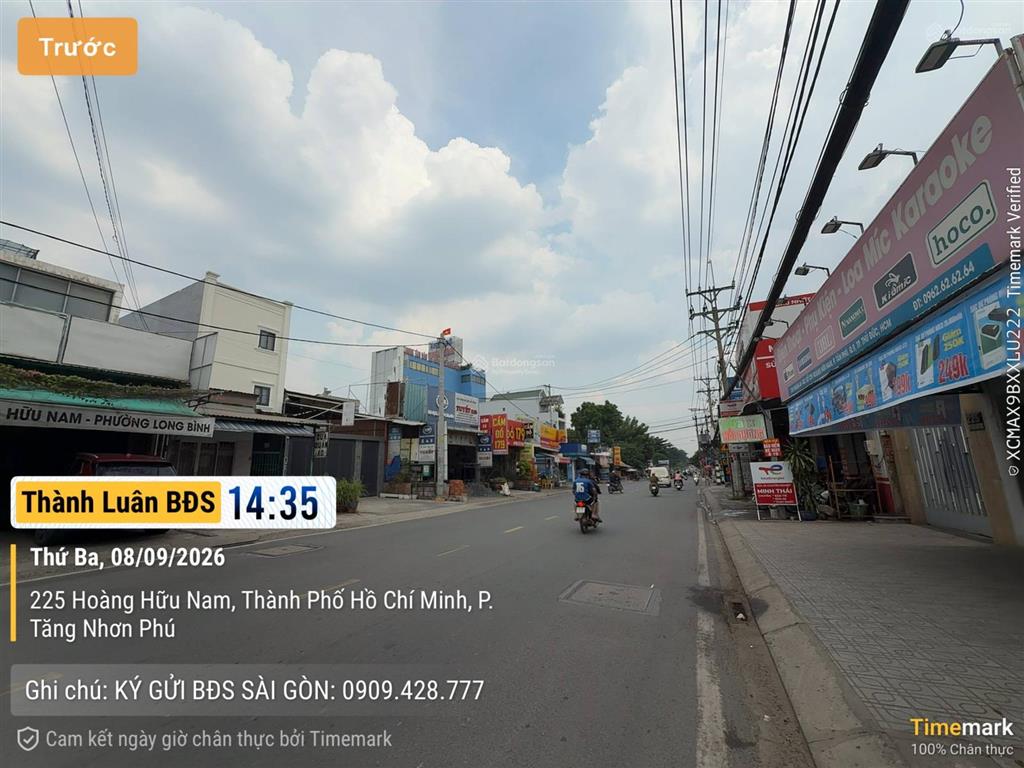 Bán đất tặng dãy trọ mặt tiền hoàng hữu nam, tp thủ đức 156,9m2, giá 15tỷ
