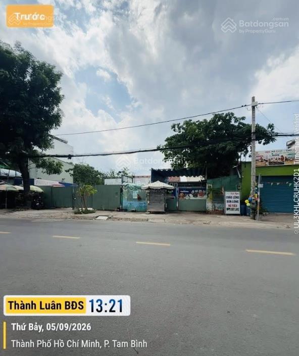 Mặt tiền ngô chí quốc, 10x37m, 200m2 thổ cư, đối diện kcx linh trung, 19 tỷ tl