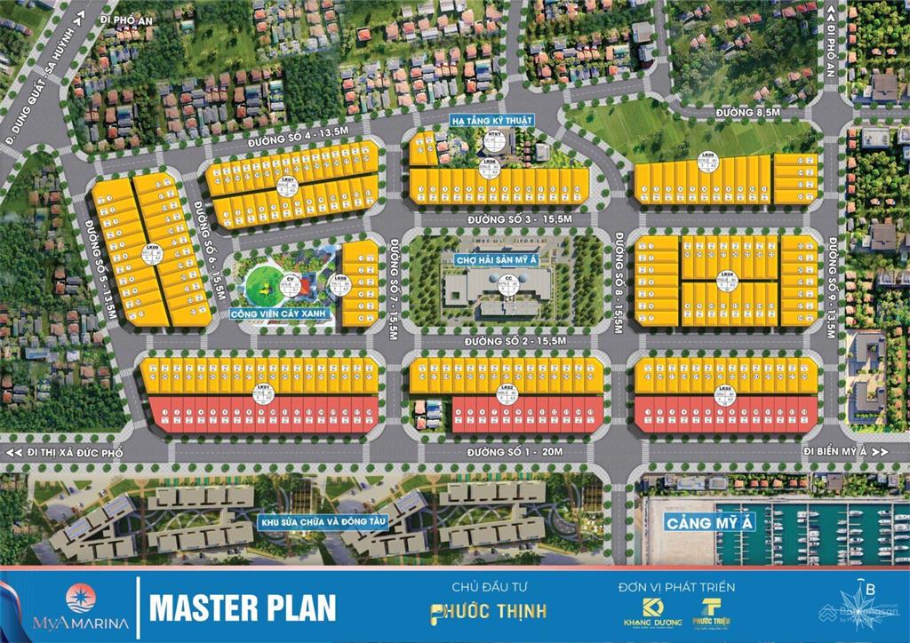 Nóng nhất lúc này. dự án đối diện cảng biển mỹ á giá chỉ 11tr/m2. pháp lý đã có sổ từng nền