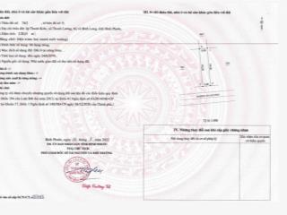 Sang nhượng lô đất tiêu chuẩn trong khu dân cư ngọc điền phát bình long