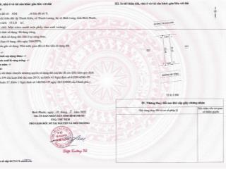 Phương án đất ở rõ ràng cho người mua thực tại bình long