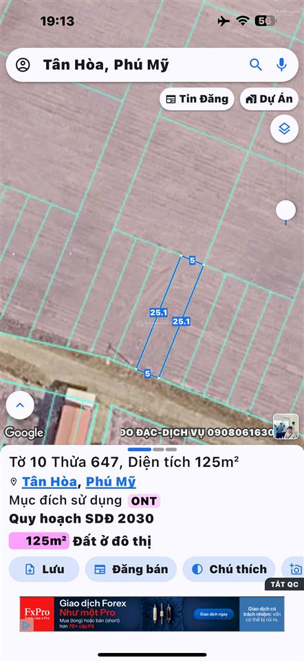 Cần tiền bán gấp mảnh đất sát cao tốc 72m cái mép  vũng tàu biên hoà