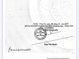 Bán nhanh mảnh đất sát góc giá rẻ nhất tân hoà vũng tàu