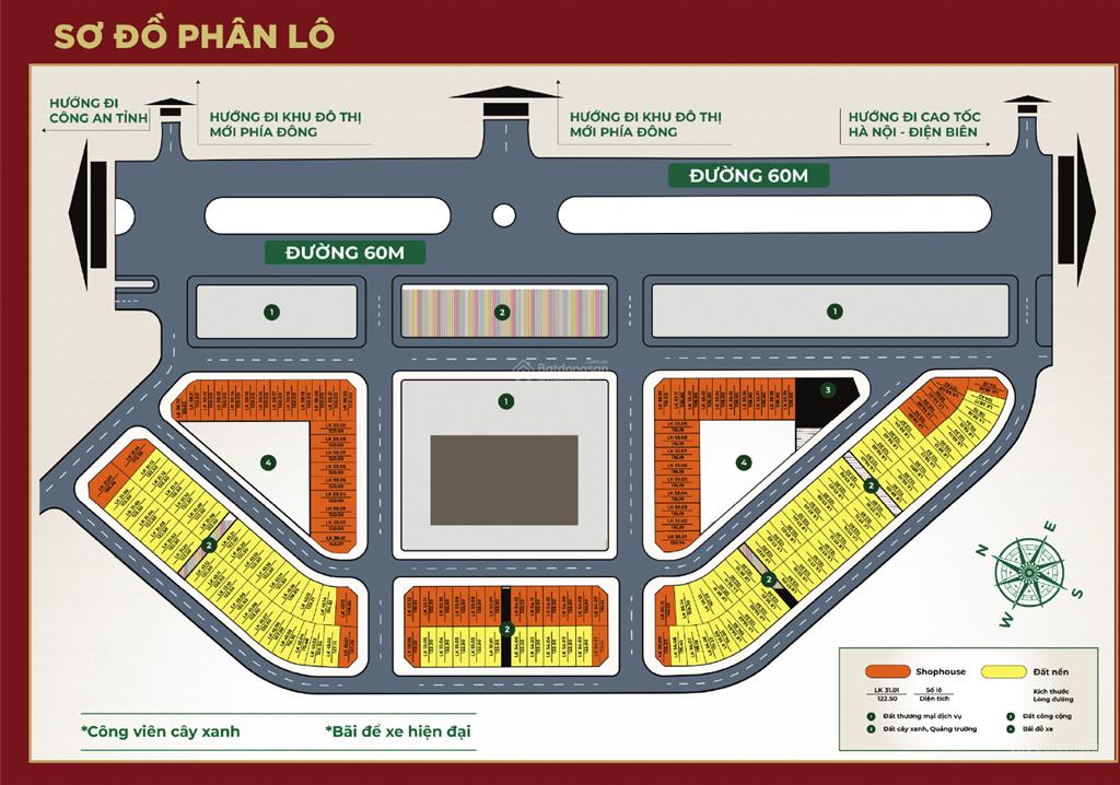 Tham khảo đất nền him lam the legend diện tích 122,5 m2
