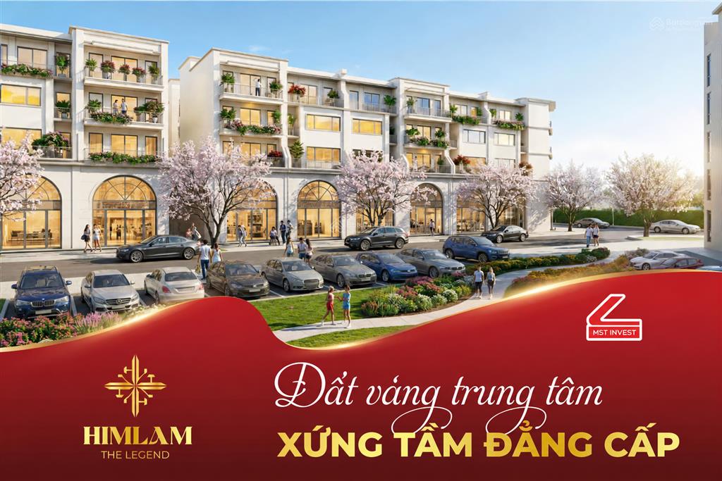 Tham khảo đất nền him lam the legend diện tích 122,5 m2