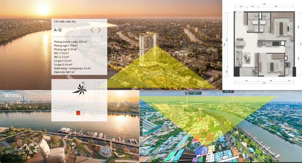 Bán suất ngoại giao căn hộ a&t saigon riverside giá gốc từ chủ đầu tư