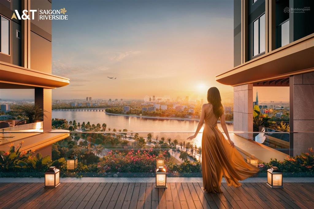 Bán căn hộ view sông sài gòn, landmart 81 da a&t saigon riverside a12 tầng trung siêu đẹp