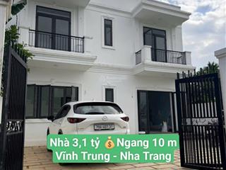Sos! chủ "ngộp" giảm ngay 150tr bán gấp trước tết nhà 2 tầng sân 2 ô tô vĩnh trung nha trang